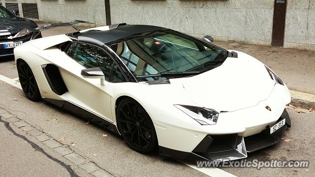 Lamborghini Aventador spotted in Zurich, Switzerland