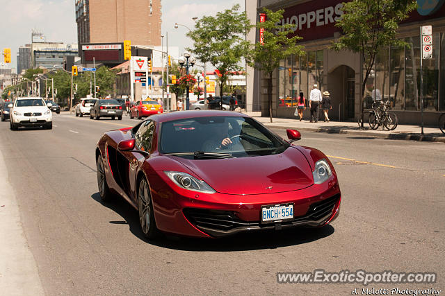 Mclaren MP4-12C spotted in Toronto, Canada