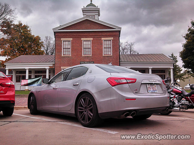 Maserati Ghibli spotted in Galena, Illinois