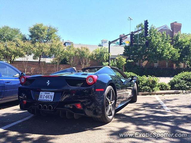 Ferrari 458 Italia spotted in Dallas, Texas