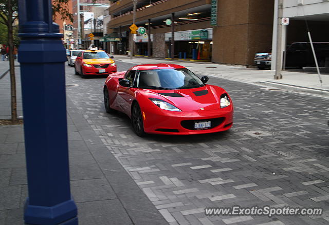 Lotus Evora spotted in Toronto, Canada