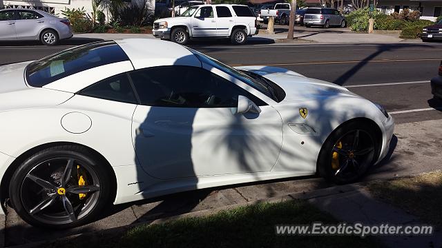 Ferrari California spotted in Santa Barbara, California