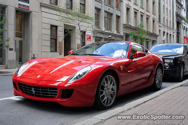 Ferrari 599GTB spotted in Montreal, Canada