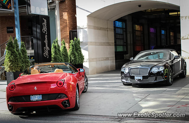 Ferrari California spotted in Toronto, Canada