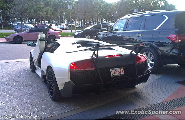 Lamborghini Murcielago spotted in Miami Beach, Florida