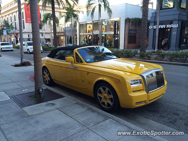 Rolls Royce Phantom spotted in Beverly Hills, California