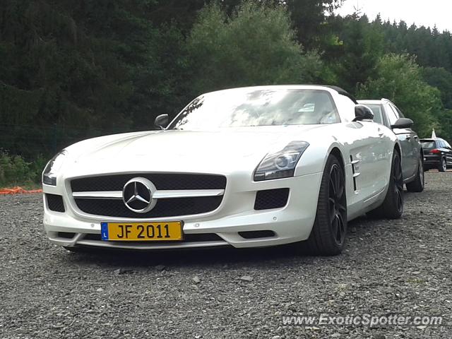 Mercedes SLS AMG spotted in Namur, Belgium