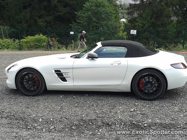 Mercedes SLS AMG spotted in Namur, Belgium