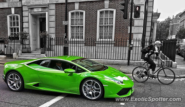 Lamborghini Huracan spotted in London, United Kingdom