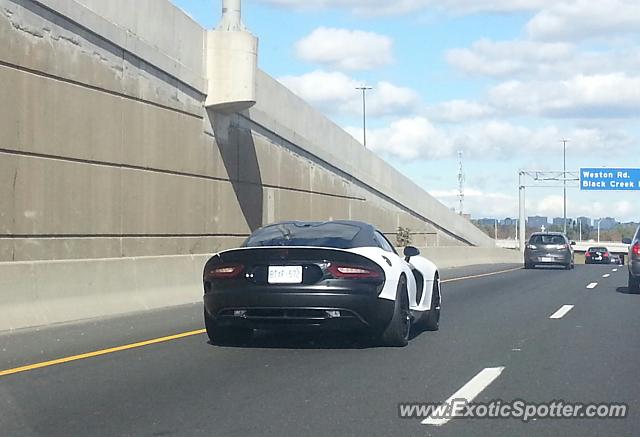 Dodge Viper spotted in Toronto, Canada