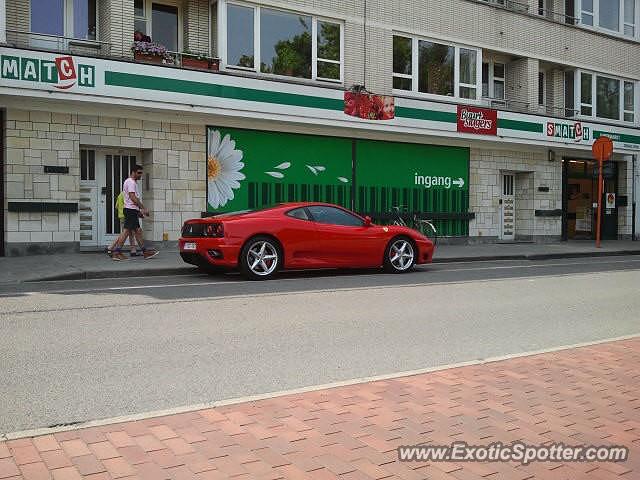 Ferrari 360 Modena spotted in Ostend, Belgium