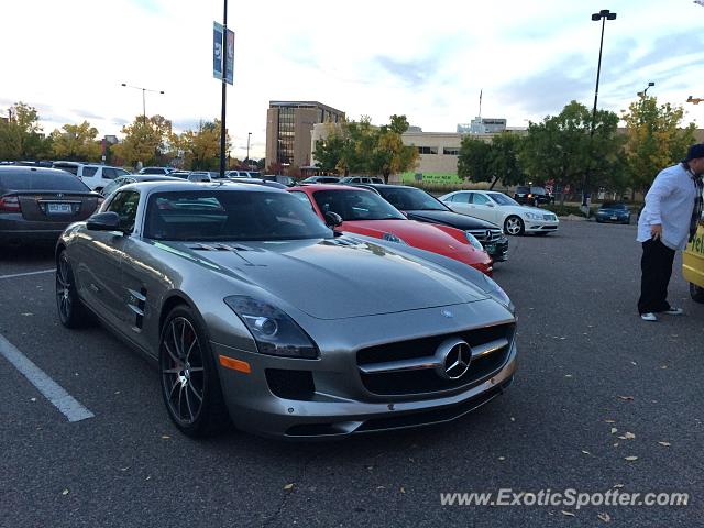 Mercedes SLS AMG spotted in Cherry Creek, Colorado