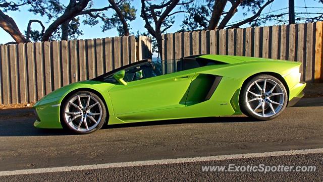 Lamborghini Aventador spotted in Malibu, California