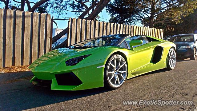 Lamborghini Aventador spotted in Malibu, California