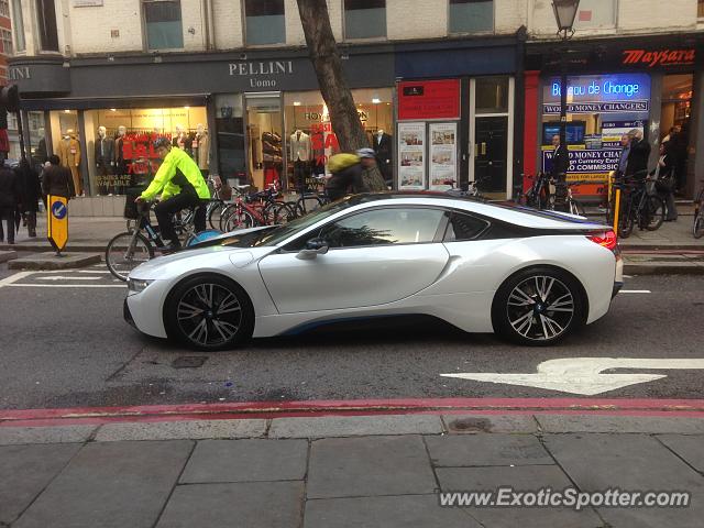 BMW I8 spotted in London, United Kingdom