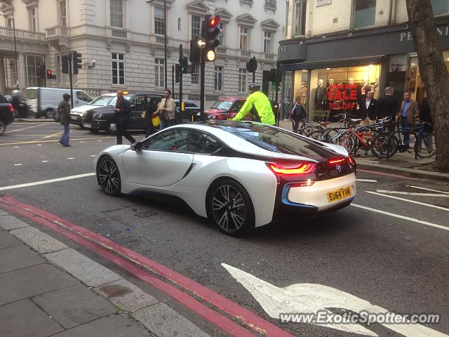 BMW I8 spotted in London, United Kingdom