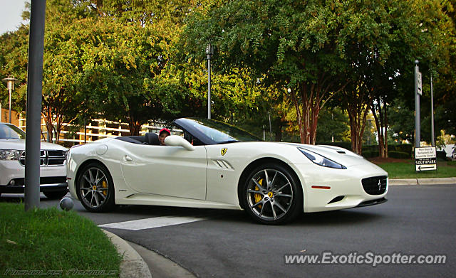 Ferrari California spotted in Charlotte, North Carolina