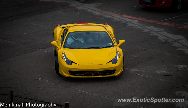 Ferrari 458 Italia spotted in Kyalami, South Africa