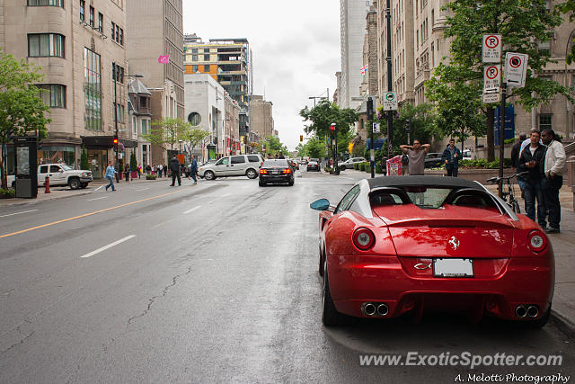 Ferrari 599GTB spotted in Montreal, Canada