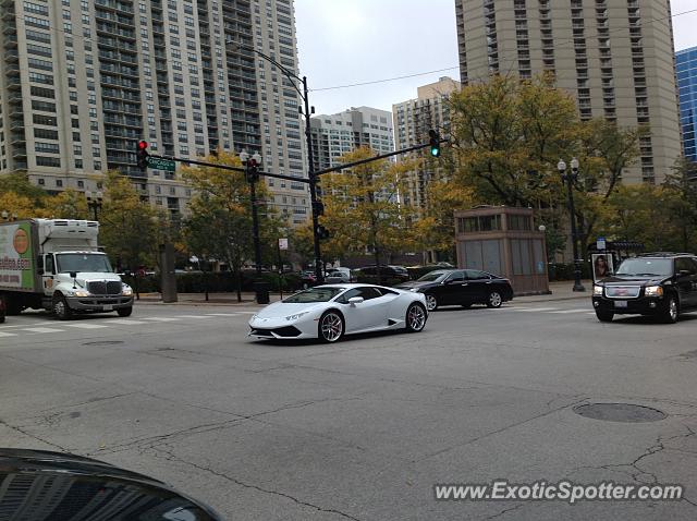 Lamborghini Huracan spotted in Chicago, Illinois