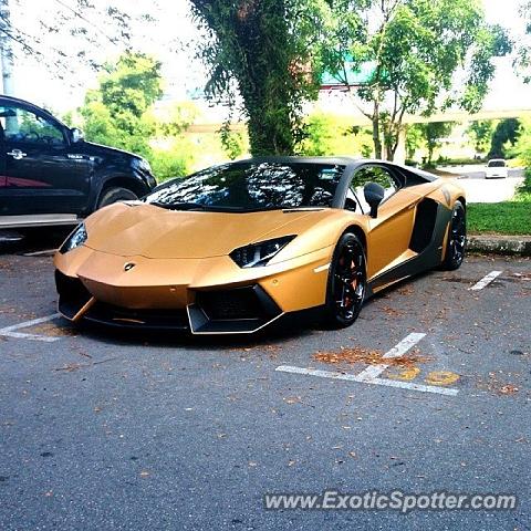 Lamborghini Aventador spotted in Sarawak, Malaysia