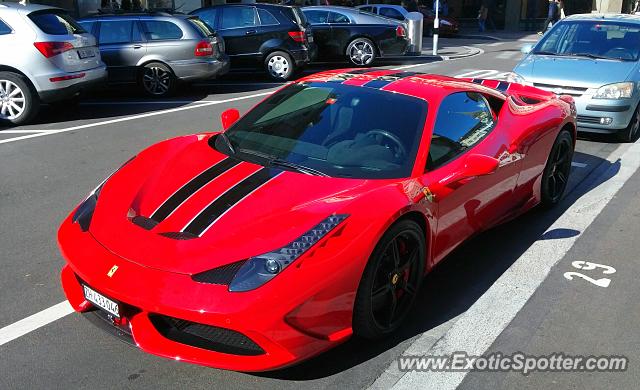 Ferrari 458 Italia spotted in Zurich, Switzerland