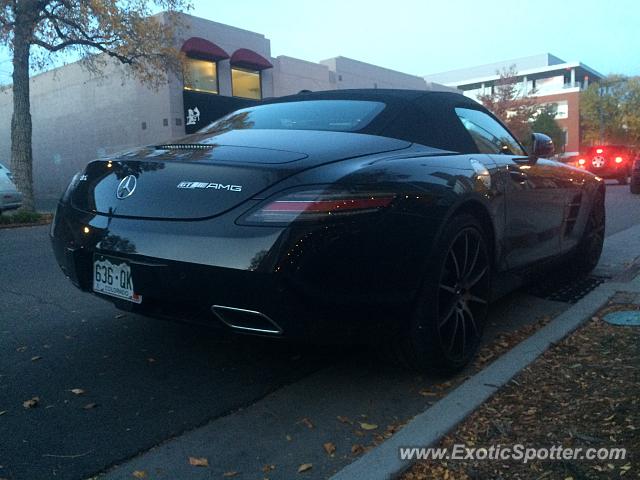 Mercedes SLS AMG spotted in Cherry Creek, Colorado