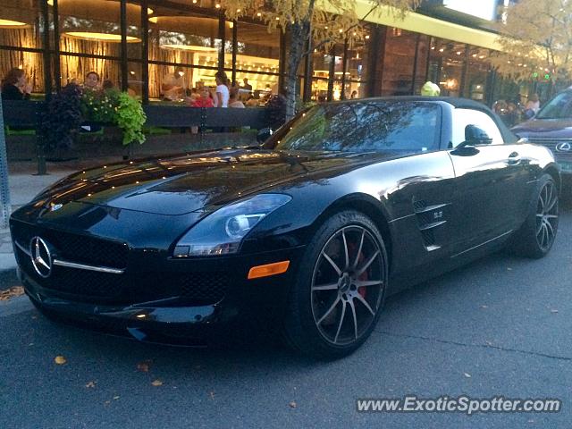 Mercedes SLS AMG spotted in Cherry Creek, Colorado