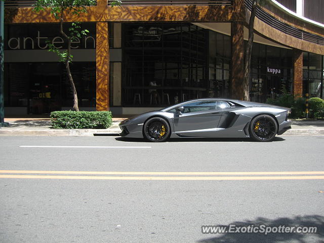 Lamborghini Aventador spotted in Taguig, Philippines