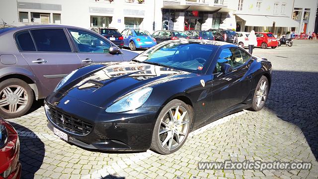 Ferrari California spotted in Zurich, Switzerland