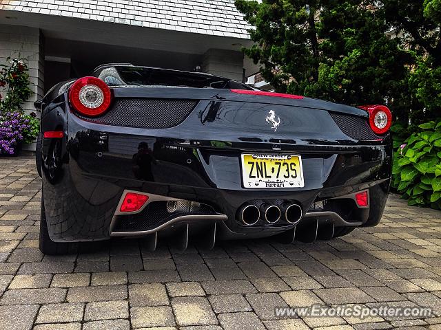 Ferrari 458 Italia spotted in Bay Head, New Jersey