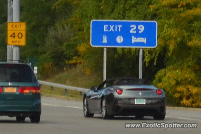 Ferrari California spotted in Victor, New York