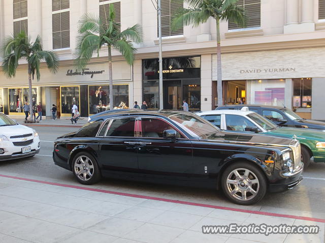 Rolls Royce Phantom spotted in Beverly Hills, California