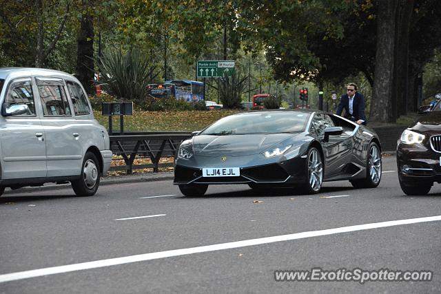 Lamborghini Huracan spotted in London, United Kingdom