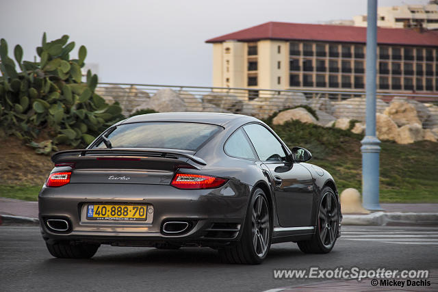 Porsche 911 Turbo spotted in Herzliya, Israel