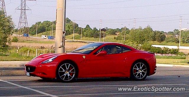 Ferrari California spotted in Mississauga, Canada