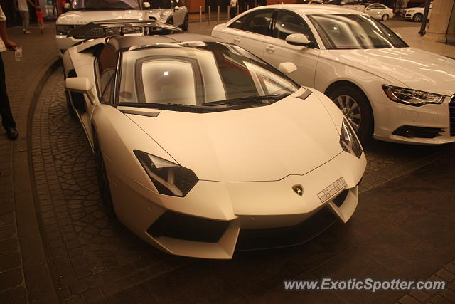 Lamborghini Aventador spotted in Dubai, United Arab Emirates