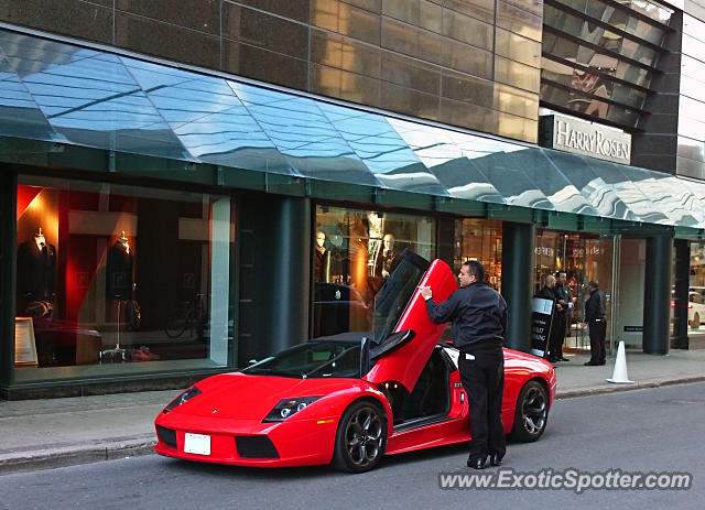 Lamborghini Murcielago spotted in Toronto, Ontario, Canada