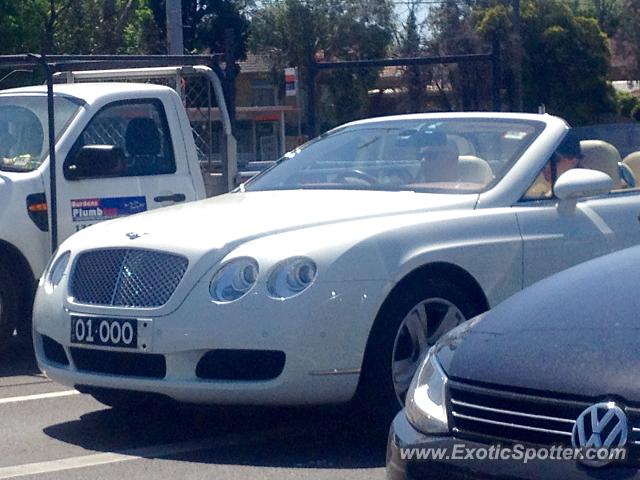 Bentley Continental spotted in Melbourne, Australia