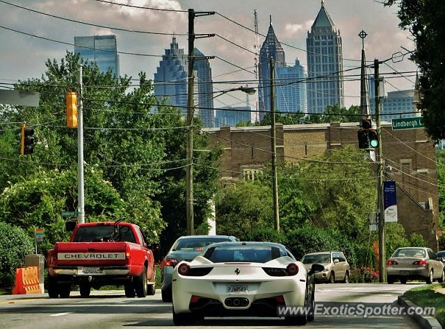 Ferrari 458 Italia spotted in Atlanta, Georgia