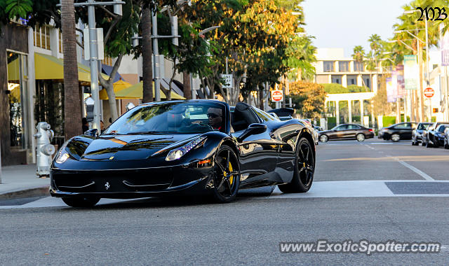 Ferrari 458 Italia spotted in Beverly Hills, California