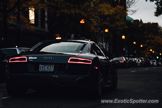 Audi R8 spotted in Boston, Massachusetts