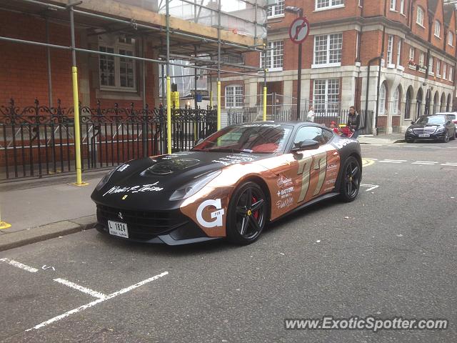 Ferrari F12 spotted in London, United Kingdom