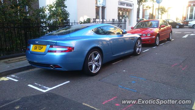 Aston Martin DB9 spotted in London, United Kingdom