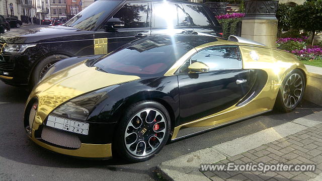 Bugatti Veyron spotted in London, United Kingdom