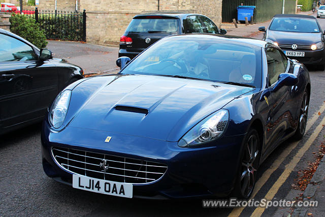 Ferrari California spotted in Cambridge, United Kingdom