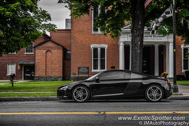 Audi R8 spotted in Watkins Glen, New York