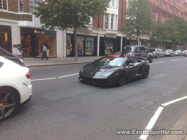 Lamborghini Gallardo spotted in London, United Kingdom