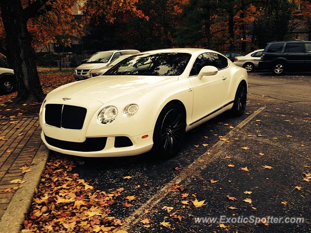 Bentley Continental spotted in Bloomington, Indiana