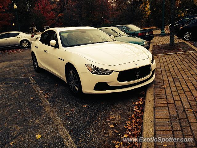 Maserati Ghibli spotted in Bloomington, Indiana